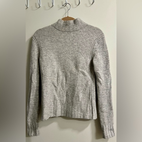 point sur Sweaters - point sur | Women's Heather Gray Turtleneck Sweater